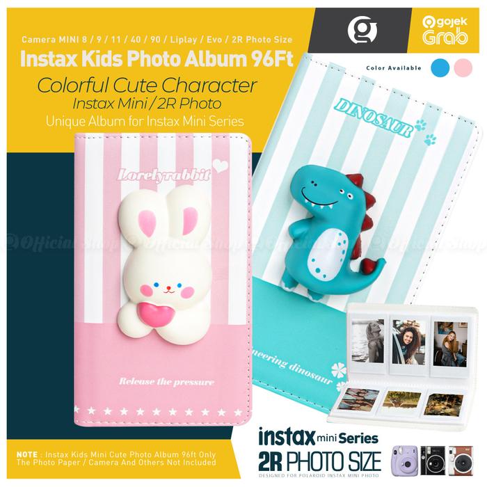 Jual Album Kids Motif Anak 96 Foto Size 2R for Fuji Instax Mini 11