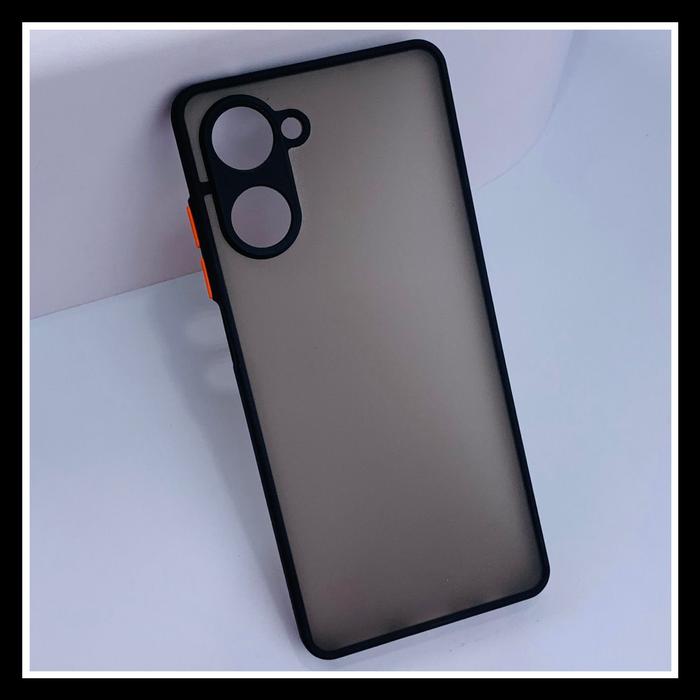 Gambar REALME 10 4G 2022 AERO PROTECT ORIGINAL HARD CASE SOFT CASING COVER PC - HITAM., REALME 10 2022 dari Case Thebest undefined Tokopedia