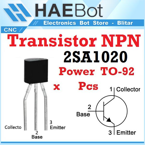 Gambar [EBS] Transistor 2SA1020 A1020 1 Watt 2A 50V Arus Tinggi To-92 PNP NPN dari HAEBOT - Solusi Kebutuhan CNC undefined Tokopedia