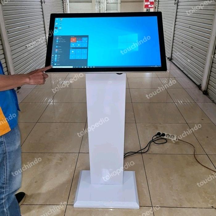 Gambar Kiosk Informasi Touchscreen 27 inch Standing+Windows System dari Touchindo Indonesia undefined Tokopedia