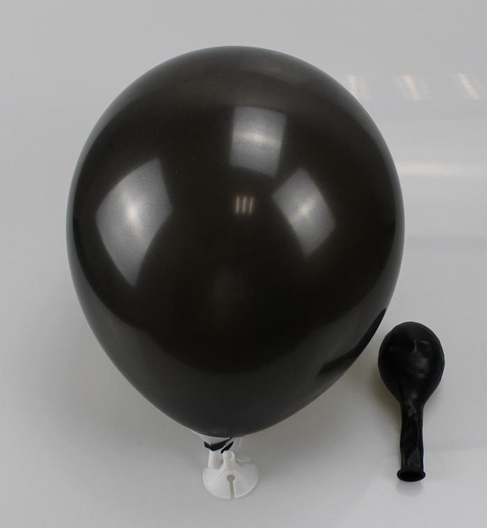 Gambar Balon Latex Metalik Eceran ukuran 12 inch - Hitam dari Party World Bandung undefined Tokopedia