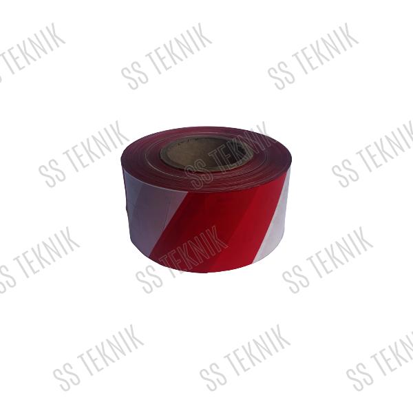 Gambar Safety Garis Proyek / Police Line / Barricade Tape - 3" x 500m - Merah / Putih dari SS Teknik undefined Tokopedia