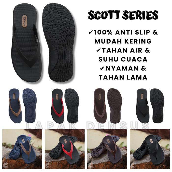 Gambar Sandal Laki Laki Dewasa Sendal Cowok Keren Casual Terbaru Camou Scott dari LAPAK DENSUS undefined Tokopedia