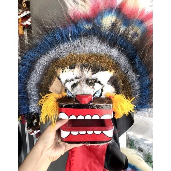 Gambar PROMO Barongan Blora Anak ukuran 14cm Rambut Ijuk dan Rambut Sintetis - Taring dari TOKO FUJIA undefined 5 Tokopedia