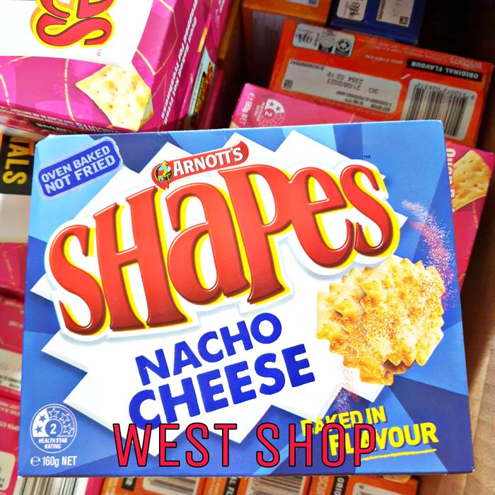 Gambar Arnotts Shapes Bbq, Chicken, Cheese & Bacon, Cheddar, Fully Loaded - Nachos Cheese dari West Shop Jkt undefined Tokopedia
