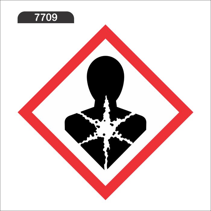 Gambar Stiker Simbol B3 ukuran 15x15 cm - KODE 7709, 30x30 cm dari SAFETY SIGN INDONESIA undefined Tokopedia