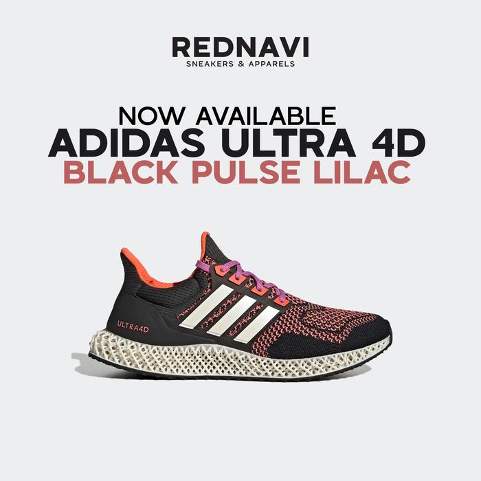 Adidas Ultra 4D Black Pulse Lilac Original di Rednavi Sneakers  Apparel Tokopedia