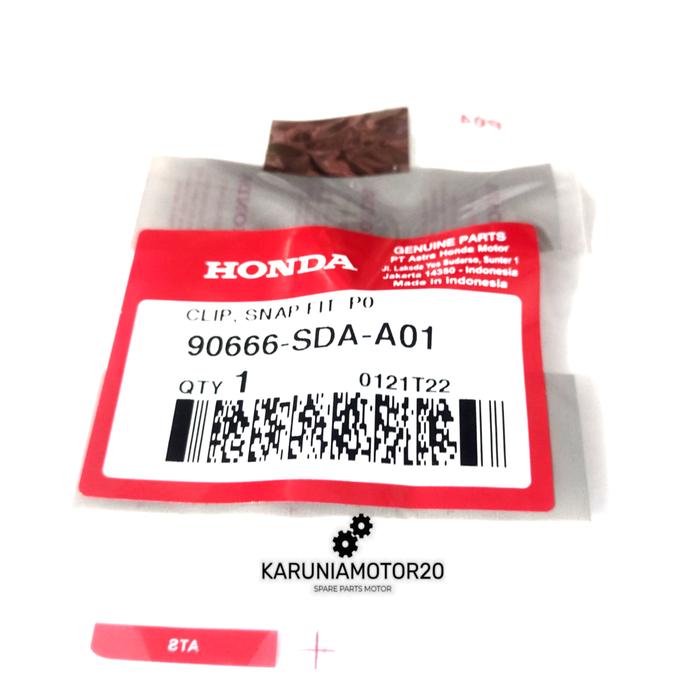 Jual Klip Clip Snap Fit Cover Body Motor Honda Original AHM 90666-SDA ...