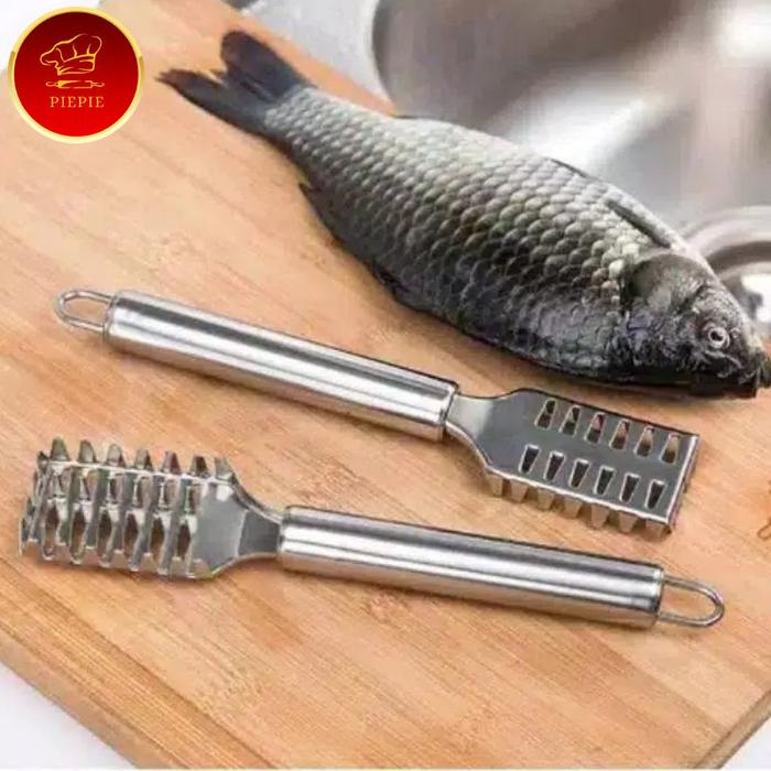 Gambar Pembersih sisik ikan stainless steel / serutan sisik ikan - Kotak dari piepiebakewareofficial undefined Tokopedia