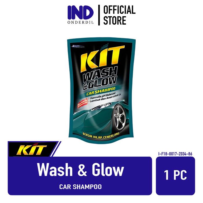 Gambar Wash & Glow Merk Kit Car Shampoo  30 400 720  ml Sachet Pouch Sabun - 400 ml-Pouch dari IND Onderdil undefined Tokopedia