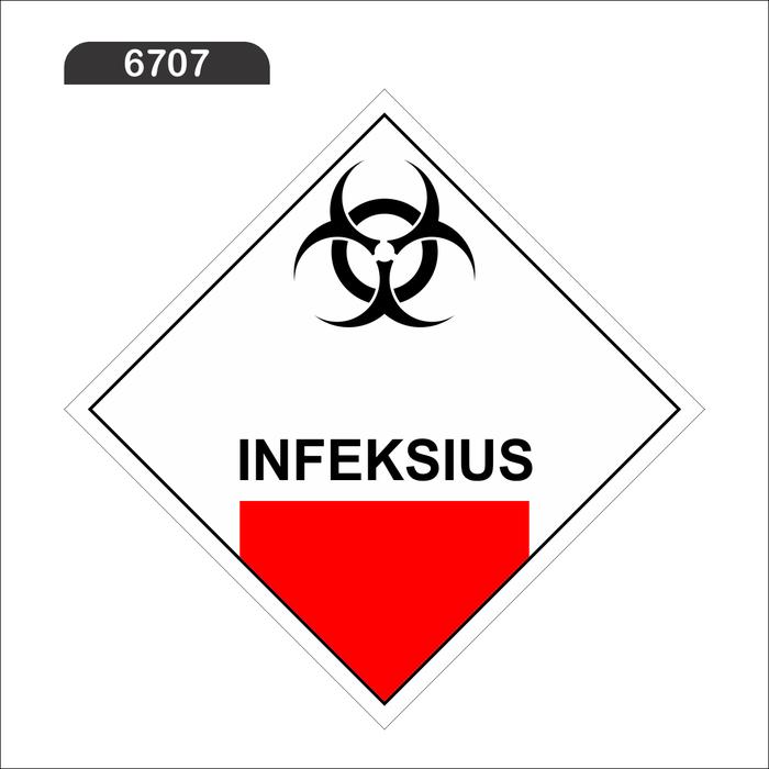 Gambar Stiker Simbol Limbah B3 15x15cm - KODE 6707, 15x15 cm dari SAFETY SIGN INDONESIA undefined Tokopedia