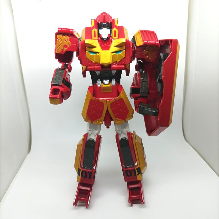 Gambar Geo Mecha Beast Guardian LEO KHAN 01 Red Lion 2nd Preloved dari Figure Toko undefined Tokopedia