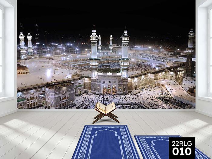 Gambar Wallpaper Custom Islam Mihrab Kabah Mushola - 22RLG-010, Wallpaper dari Wallpaper Custom Idola undefined Tokopedia