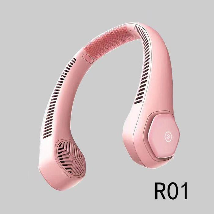 Gambar Handheld Kipas USB Kipas angin Mini Portabel Fan Neck Kipas Neck Fan - NECKFAN, Merah Muda dari Kian Dunia Official undefined Tokopedia