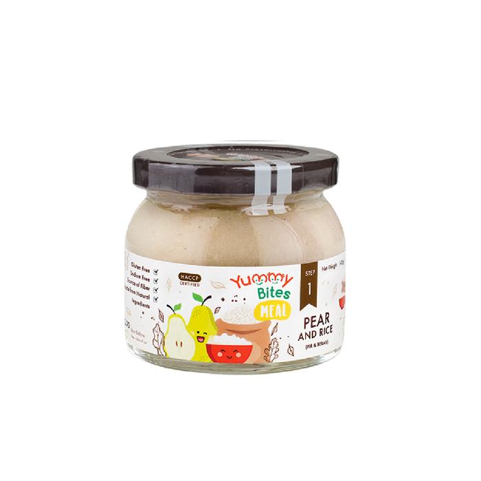 Gambar Bubur Bayi - Yummy Bites Meal Step 1 145gr - Pear N Rice dari Willowbabyshop undefined Tokopedia