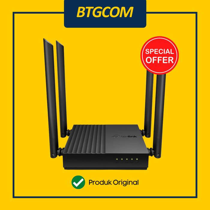 Gambar TP-LINK ARCHER C64 AC1200 DUAL-BAND WIFI ROUTER TPLINK C-64 AC-1200 dari btgcom undefined Tokopedia