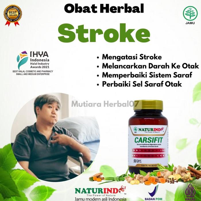 Gambar Obat Stroke Strook Strok Mati Rasa Pasca Stroke Herbal Aman Ampuh dari Xeniamart undefined Tokopedia