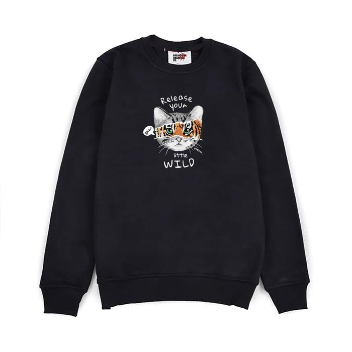 Gambar sweater lucky cat big size oversize xxxxxl xxxxl xxxl xxl - Hitam, S dari Kimihimeshop undefined 2 Tokopedia