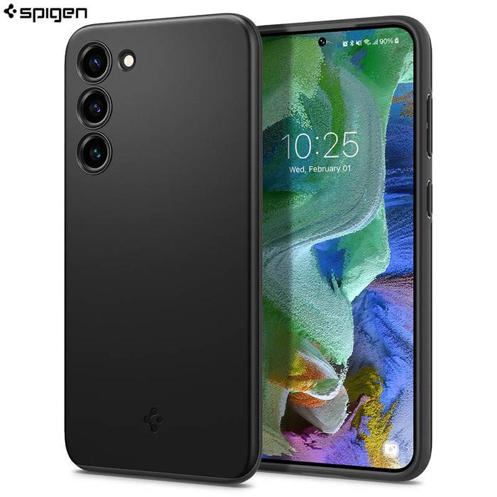 Gambar Spigen Thin Fit Case Samsung Galaxy S23 Plus - Hard Casing Black Slim dari Logay Acc undefined Tokopedia