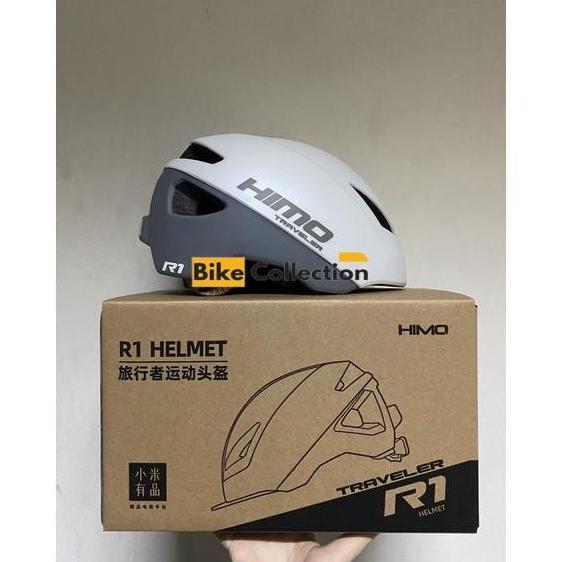 Gambar Helm Sepeda Himo R1 Geraidamiana - Putih, M/L dari geraidamiana undefined Tokopedia