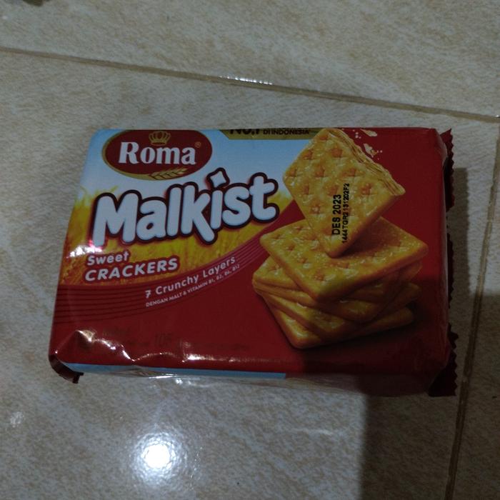 Gambar ROMA MALKIST Coklat / Abon / Crackers / Cream Crackers - 1 pcs - Keju Manis - Crackers dari Toko Kelontong HOK undefined Tokopedia