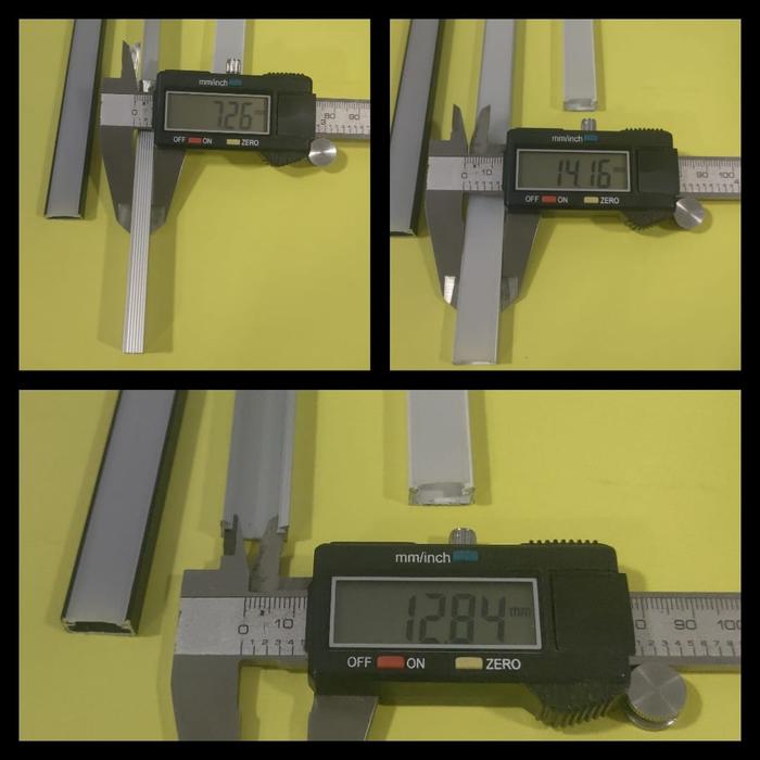 Gambar Lis lampu led Felterre | Led housing rumah lampu 3 meter buka depan - silver rectang dari fitting no1 undefined Tokopedia