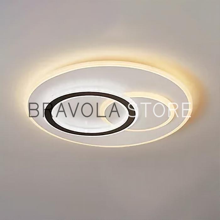 Gambar Lampu plafon minimalis modern led hias dekorasi ruang kamar bahan besi - LP 5705 dari Bravola undefined Tokopedia