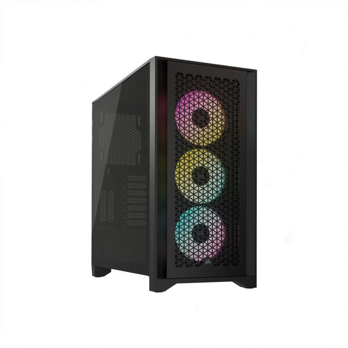 Gambar CORSAIR iCUE 4000D RGB AIRFLOW Mid-Tower ATX Case - Hitam dari COC Komputer undefined Tokopedia