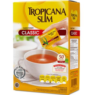 Gambar TROPICANA SLIM GULA CLASSIC / DIABTX / DIABETES ISI 50 SACHET / BOX - Classic dari Apotek Badan Sehat undefined Tokopedia