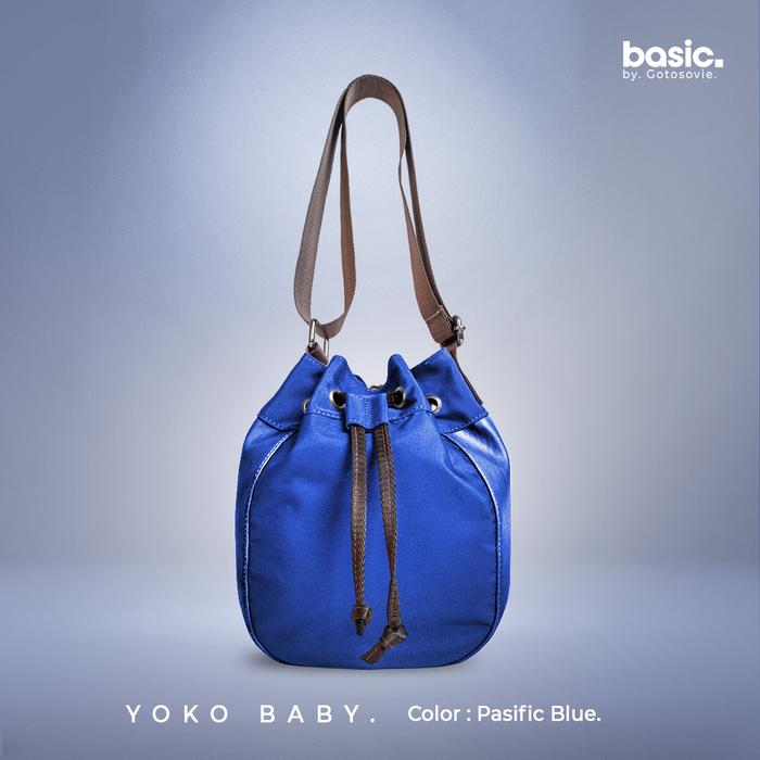 Gambar Gotosovie YOKO BB Sling Bag Wanita Tas Jalan-jalan Seru Sedikit Bawaan - Pasific Blue dari Gotosovie Indonesia undefined Tokopedia