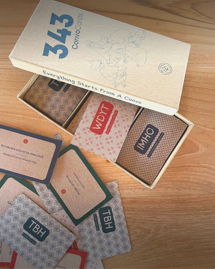Gambar 343 Kartu Mainan Percakapan Conversation Game | 343 Convo Cards - Classic dari TRI Cycle_NEW undefined Tokopedia