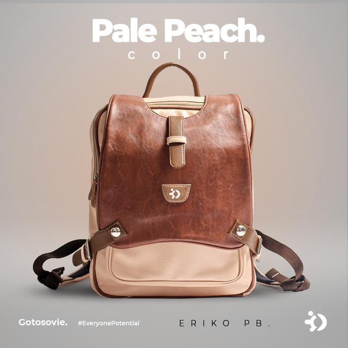Gambar Gotosovie ERIKO PB Backpack Wanita Kerja Independent - Pale Peach dari Gotosovie Indonesia Kab. Sleman Tokopedia