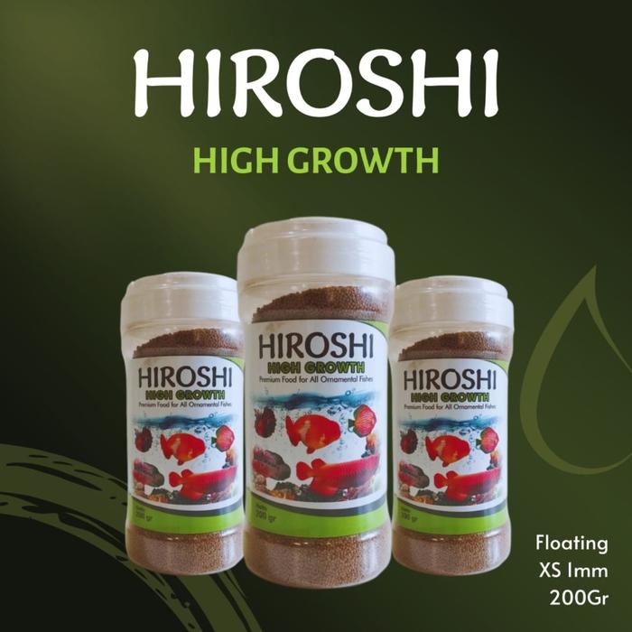 Gambar Pakan Ikan HIROSHI HIGH GROWTH Makanan Pelet Floating XS 200Gr - 200gr dari MorleyAquaticSby undefined Tokopedia