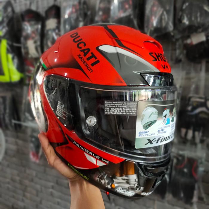 Jual helm shoei x14 xspirit ducati v4s red ducati panigale ducati