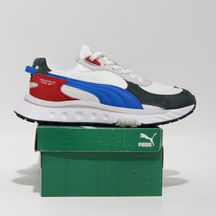 Jual Sepatu puma wild rider 8 pickup trainers original material - white ...