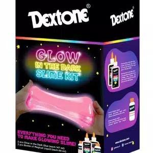 Gambar Dextone glitter slime kit glow in the dark pink dan blue - Pink dari Os2025 undefined Tokopedia