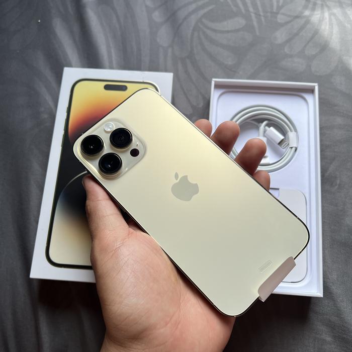 未開封 iPhone14 PRO MAX 256GB ゴールド Apple - iPhone 14 ProMax