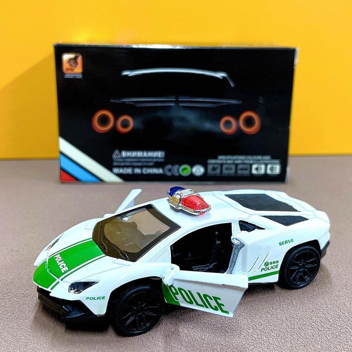 Gambar Metal Scale Model Diecast Mobil Sedan Sport police Scale 1:43 Miniatur Mainan - A dari Patur27_NEW undefined Tokopedia