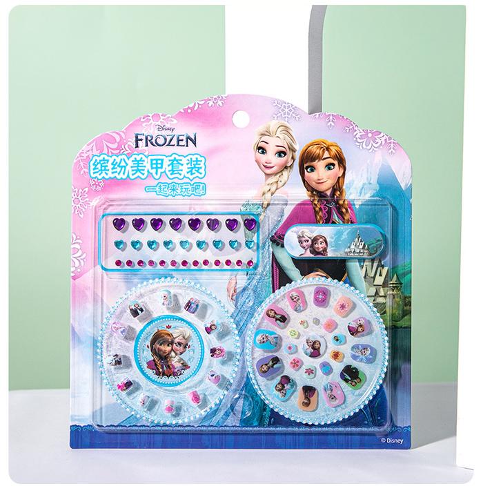 Gambar [1 SET] ORIGINAL Nail Art Stiker Kuku Anak / Nail Sticker Mainan Anak - NASZJ104FROZEN1 dari PNDKingdom undefined Tokopedia