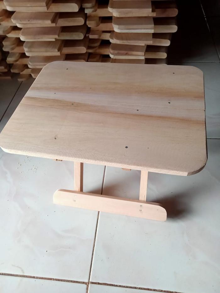 Gambar Meja Lipat Miring Meja Ngaji Rehal Al Qur'an Miring plitur - rata polos dari WAKANDASTORE undefined Tokopedia
