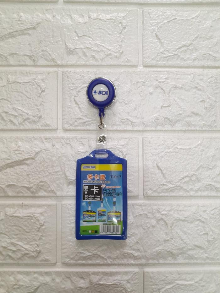 Gambar YOYO GANTUNGAN ID CARD PUTAR STAINLESS-LOGO BCA SMART SOLUTION - BCA dari mediaindo68 undefined Tokopedia