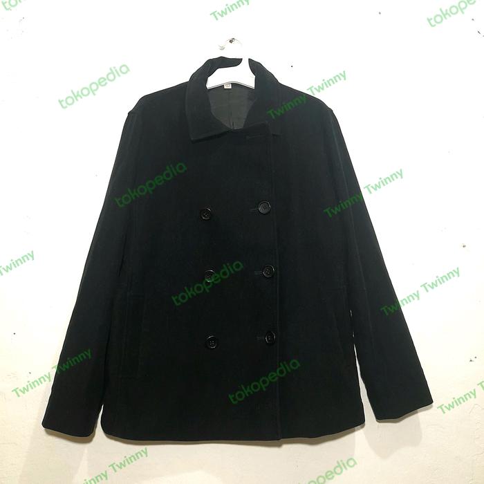 Gambar UNIQLO SHORT COAT Jaket Outerwear Wanita Original Branded Preloved dari Twinny Twinny undefined Tokopedia