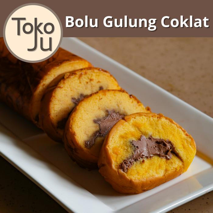 Gambar Bolu Gulung Original Rasa Coklat 22X6CM dari TokoJu by Maria Julianty undefined Tokopedia
