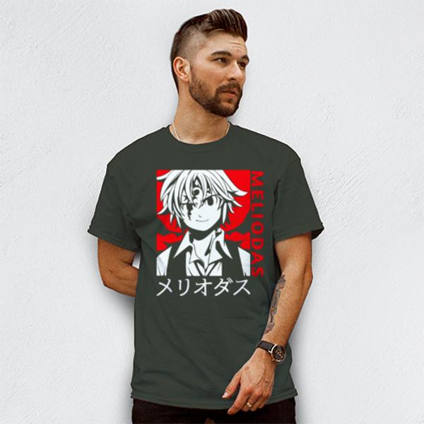 Gambar Kaos Distro Premium Anime Meliodas | Nanatsu no Taizai A021 - Abu-abu, XXL dari Adiro Store_NEW undefined Tokopedia
