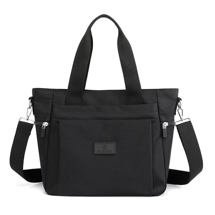 Gambar SL124 SUOYATE - TAS SELEMPANG BESAR WANITA SLING BAG NILON ANTI AIR - BLACK dari EDS.Store.27 undefined Tokopedia