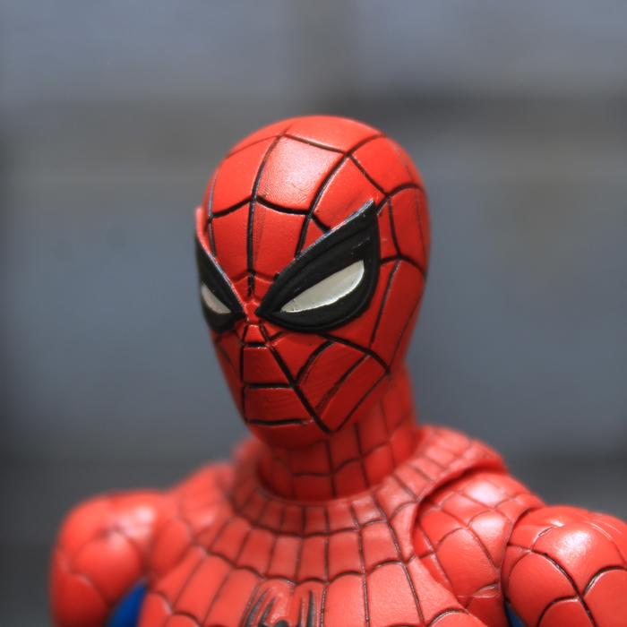 Gambar 1/12 Marvel Legends Mafex Spiderman Spider Man Mezco Head Sculpt PS4 - MAFEX dari Vault Custom undefined Tokopedia