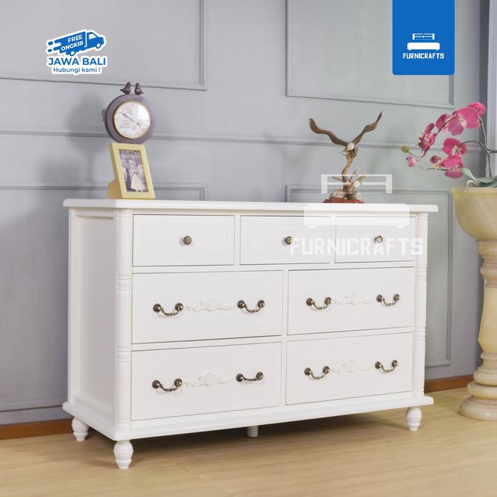 Gambar BUFFET 120/SIDEBOARD SHABBY CHIC/VINTAGE/DUCO-IVORY PRESTON DR - Ivory full dari Furnicrafts Store undefined Tokopedia