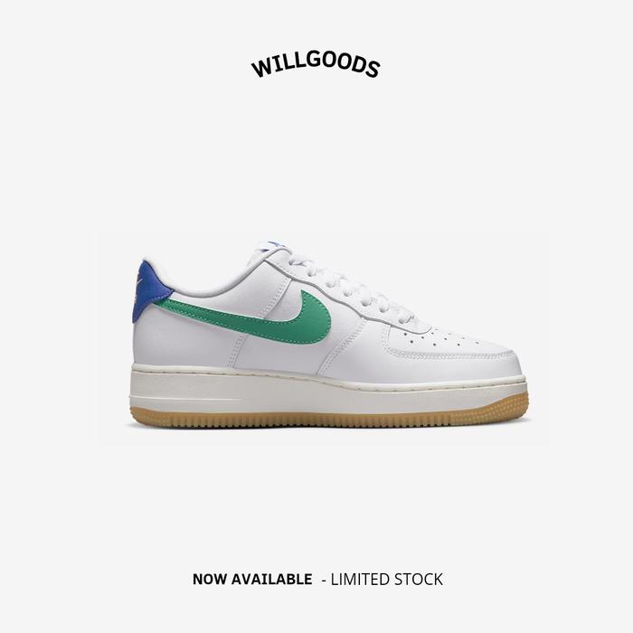 Jual Nike Air Force 07 White Green Gum Original Resmi BNIB