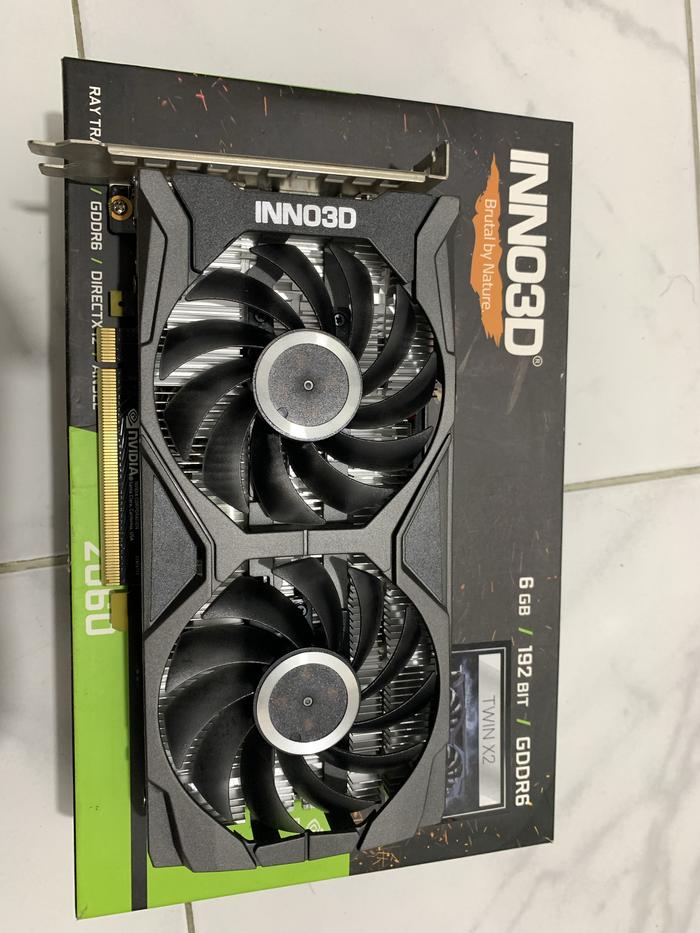 Nvidia 2060 Twin X2 VGA INNO3D Geforce RTX 2060 TWIN X2 OC 6GB