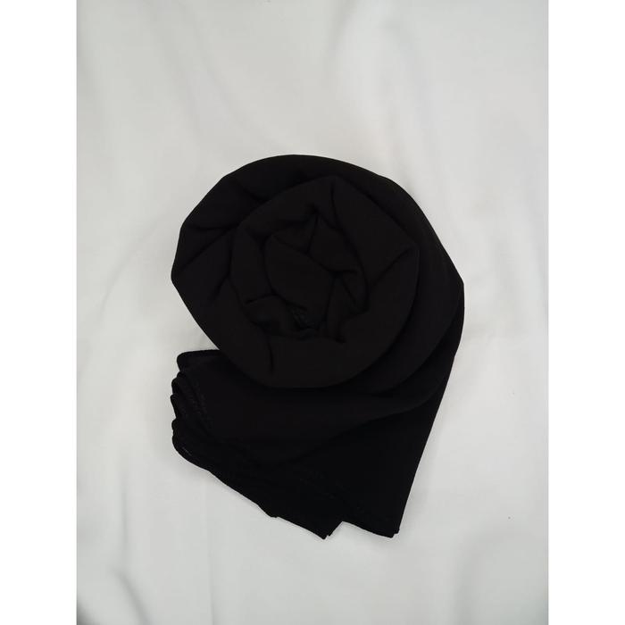 Gambar Hijab Pashmina Instan Ceruty Premium Softpet Antem Grosir Jilbab Murah - Hitam dari AULANA HIJABWEAR undefined Tokopedia